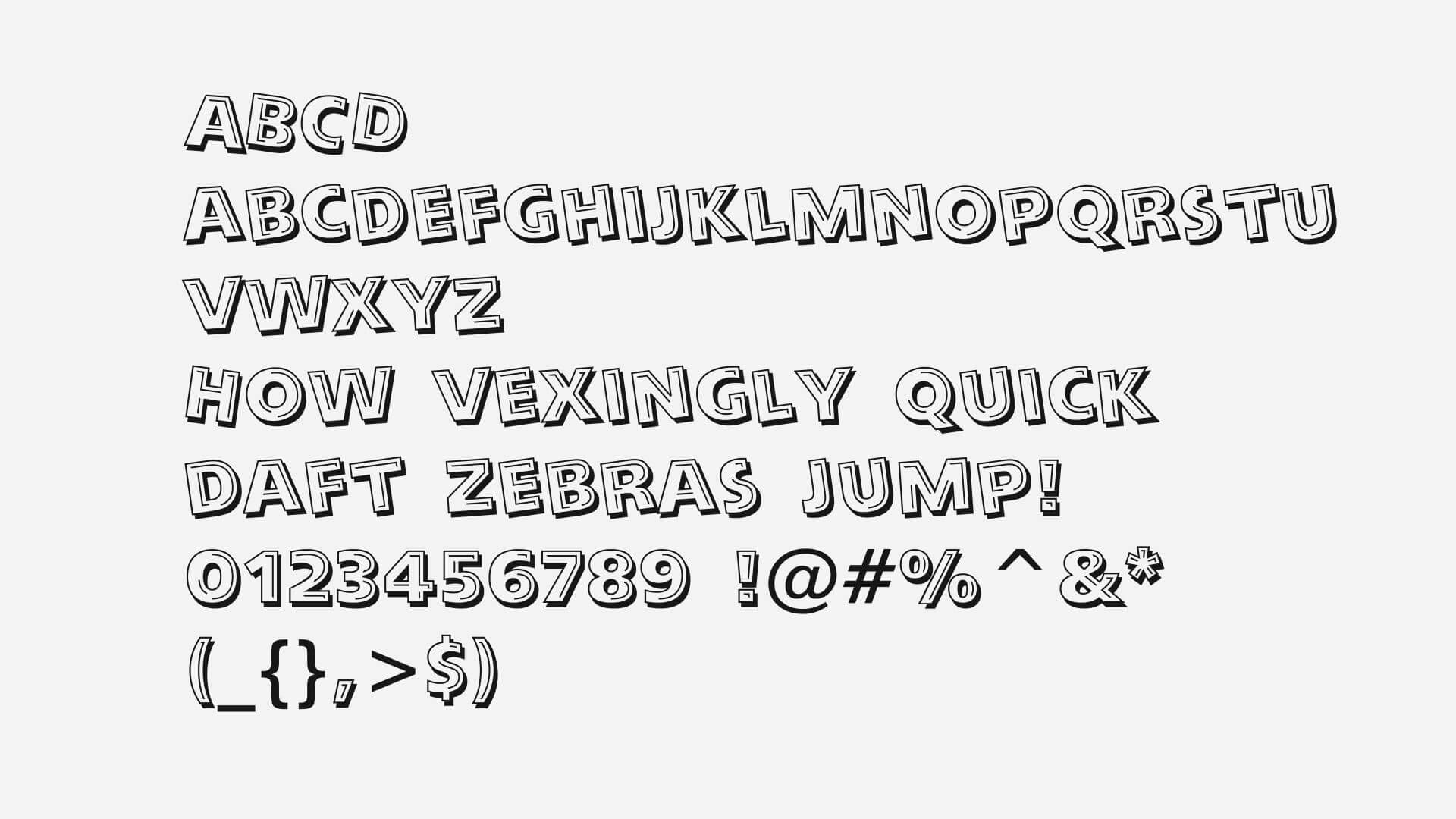 Looney Tunes Font View