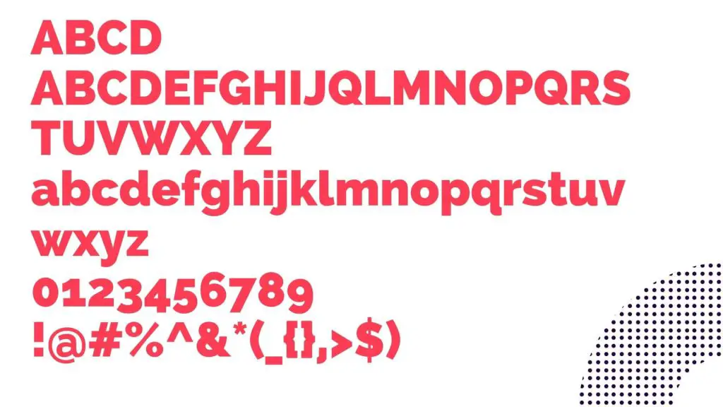 Raleway Font Family Free Download