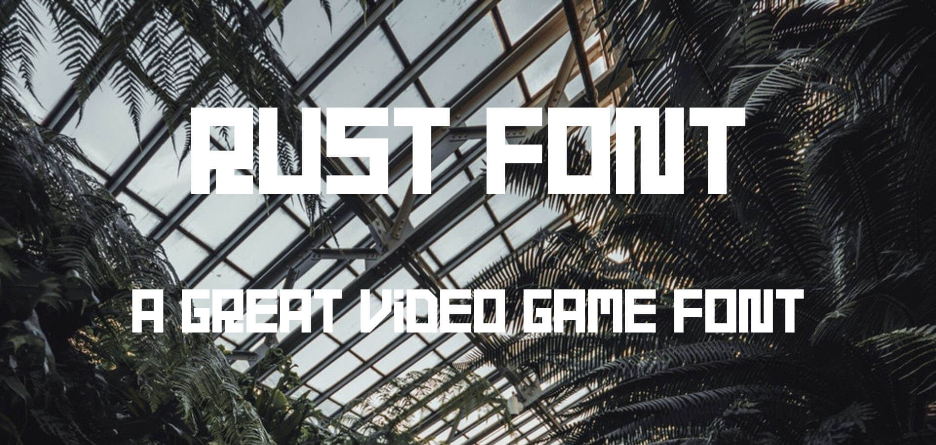 Rust Font