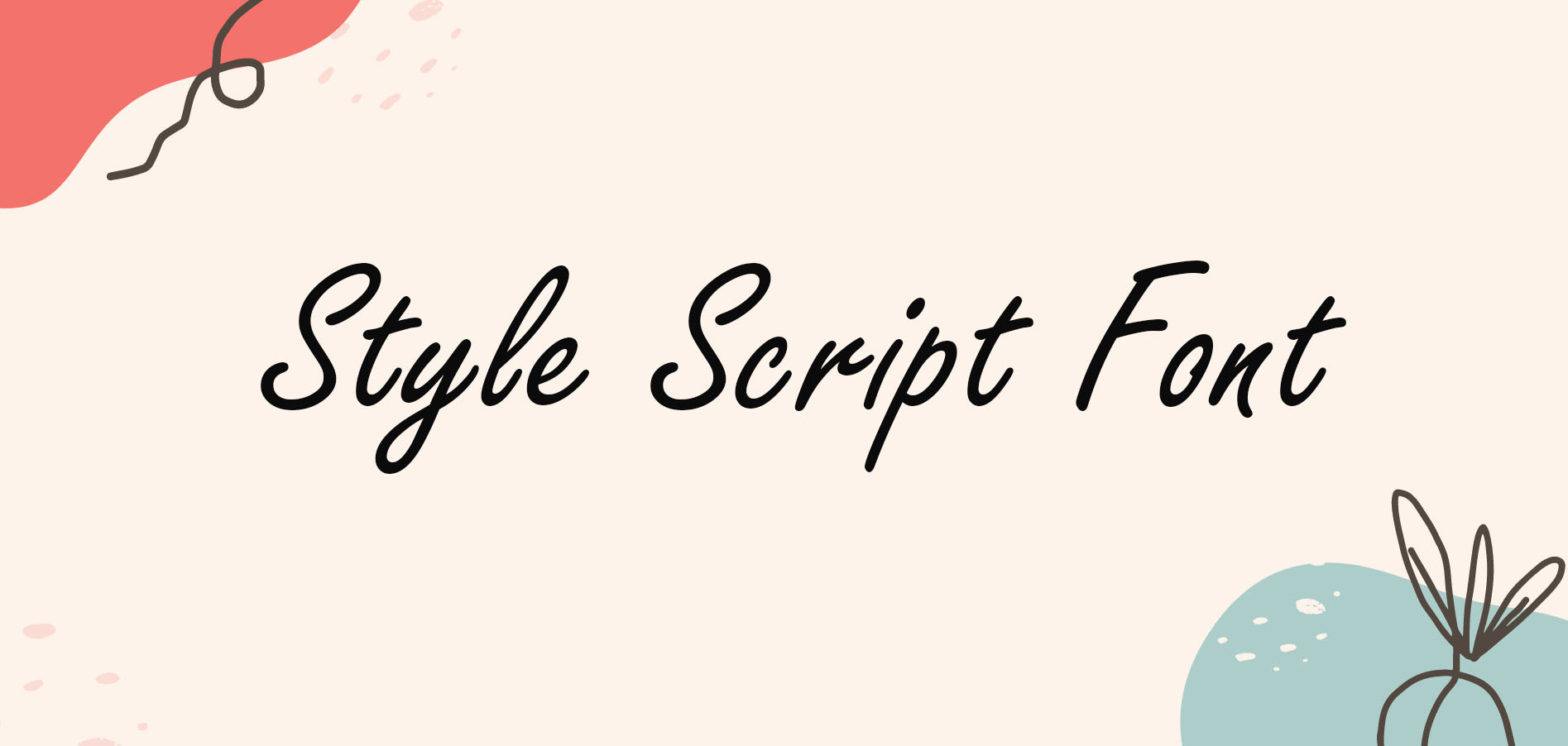 Style Script Font