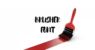 brusher font feature 310x165 - Brusher Font Free Download