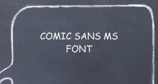 Comic Sans MS Font