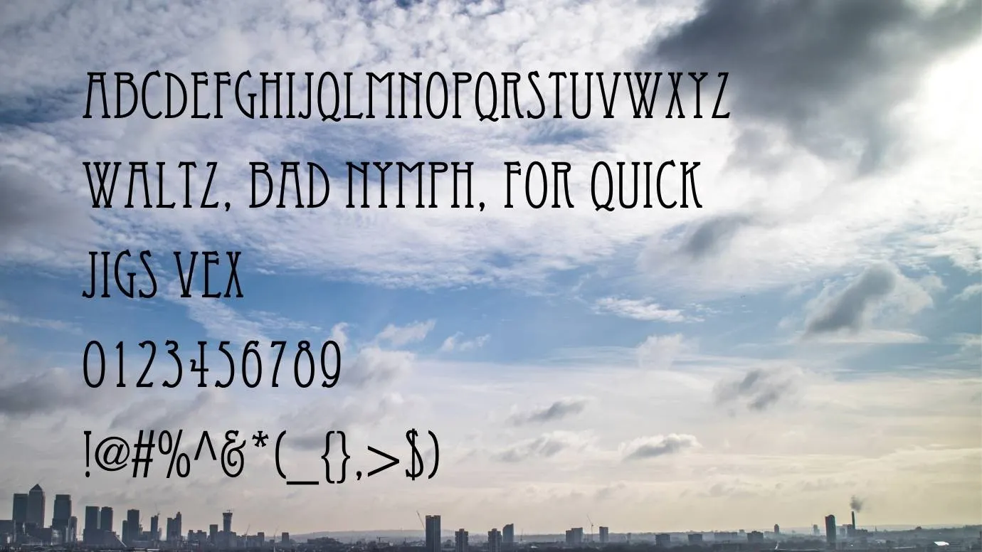 Eccentric Font