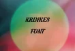 krinkes font feature 110x75 - Krinkes Font Free Download