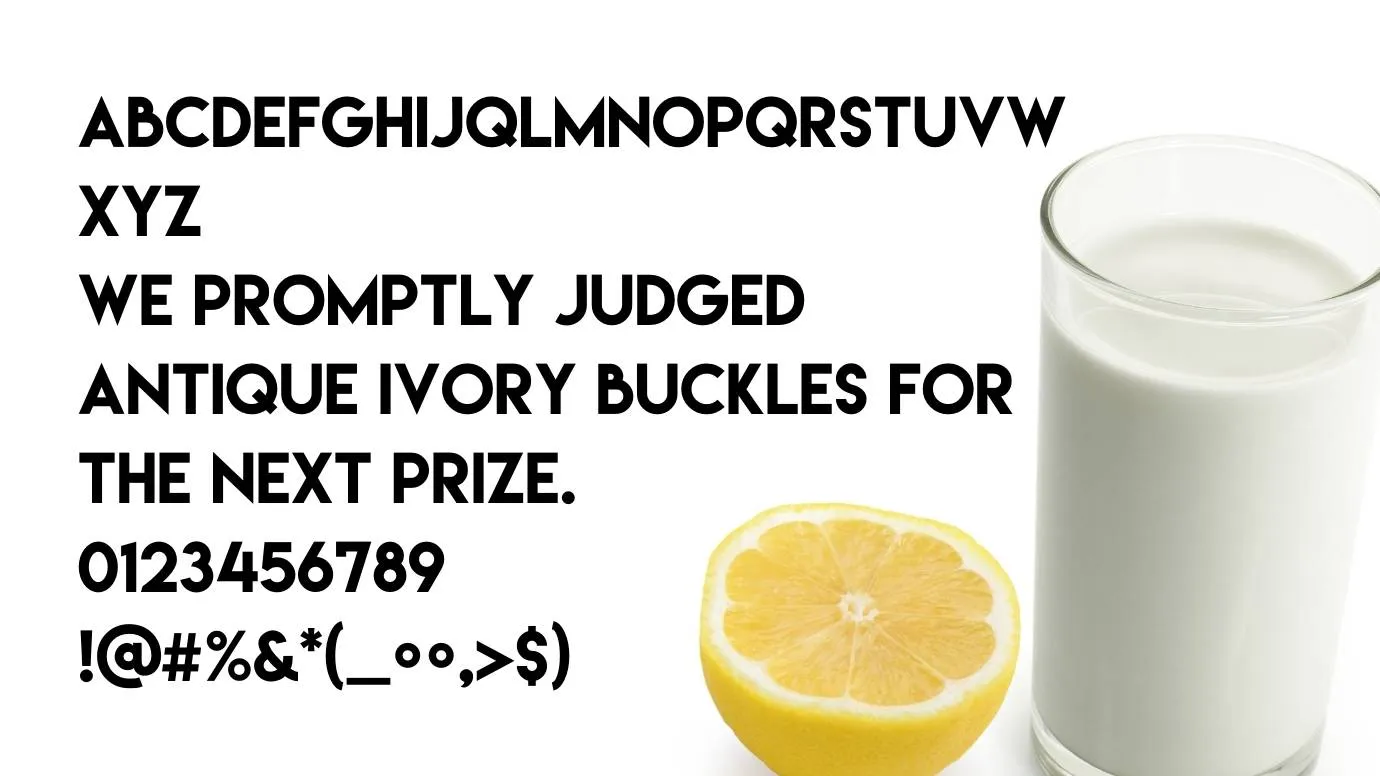 Lemon Milk Light Font Free Download