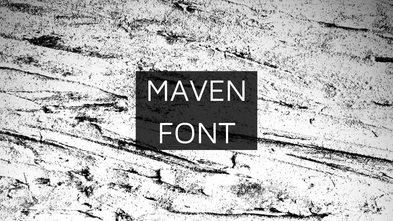 Maven Pro Font