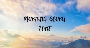 Morning Glory Font