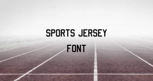 sports jersey font feature 310x165 - Sports Jersey Font Free Download