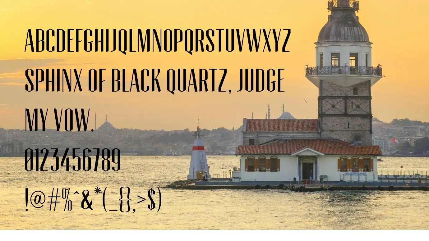 Turkish font