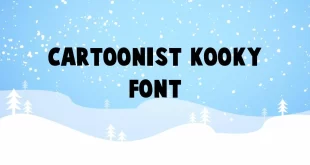 Cartoonist Kooky Font