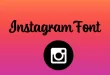 Instagram Font