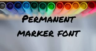 Permanent Marker Font