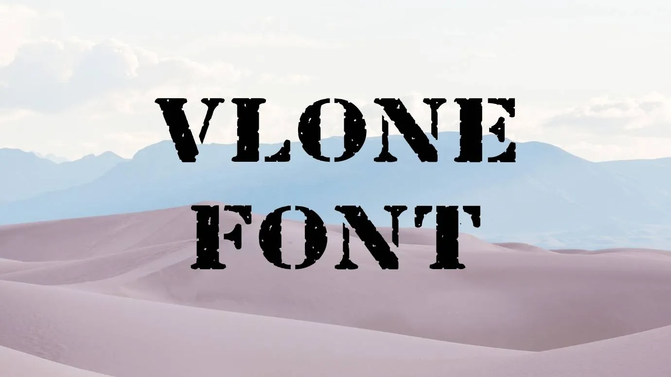 Vlone Font