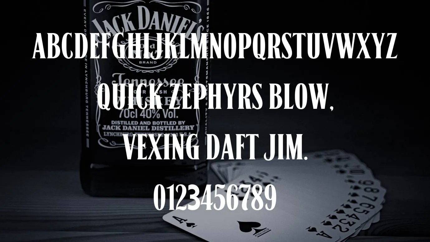 Jack Daniels Font