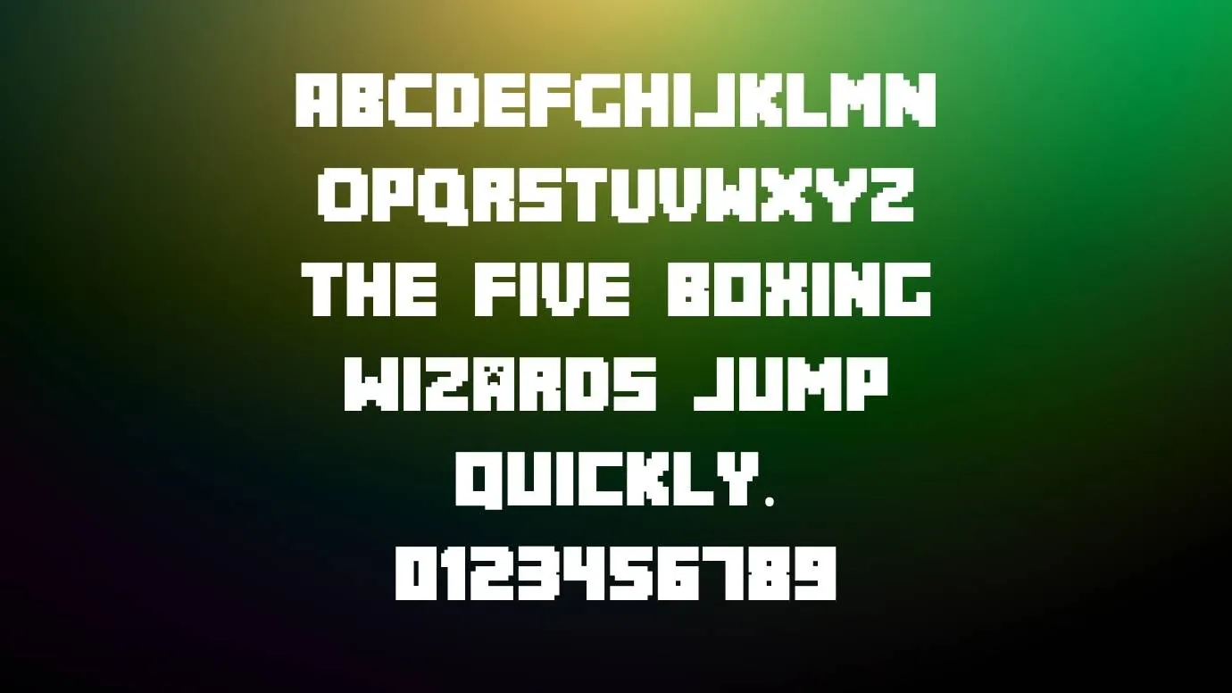 Minecraft Font