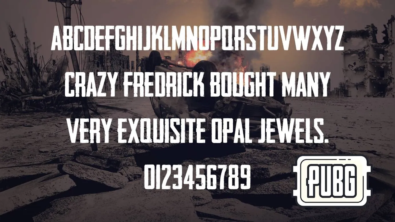 PUBG Font