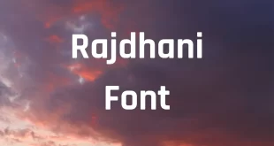 Rajdhani Font