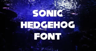 Sonic Hedgehog Font