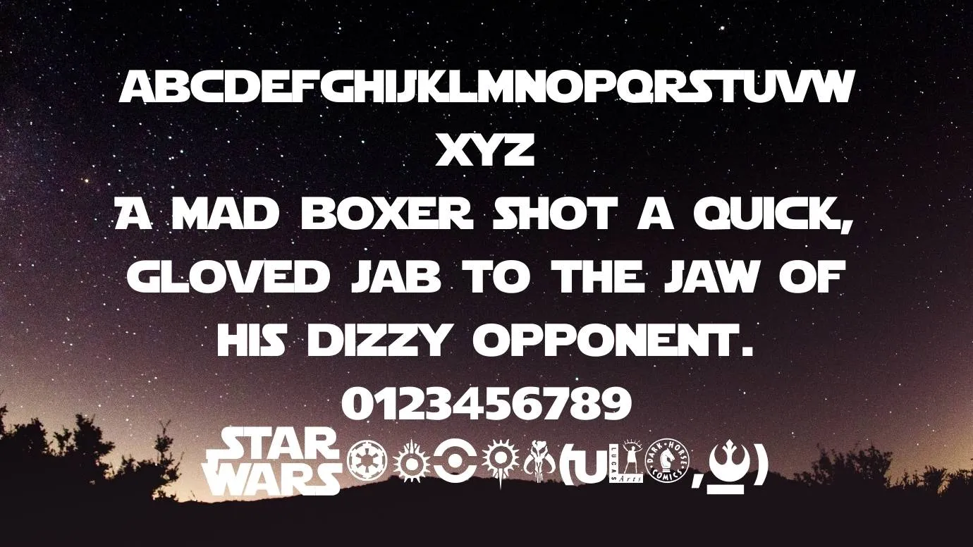 Star Jedi Font