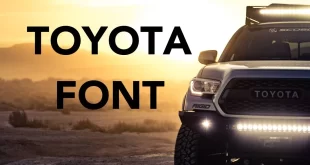 Toyota Font