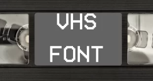 VHS Font