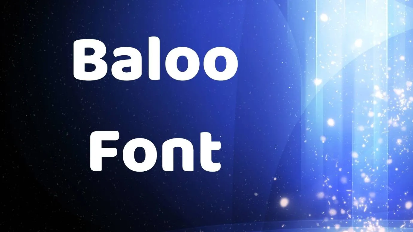 Baloo Font