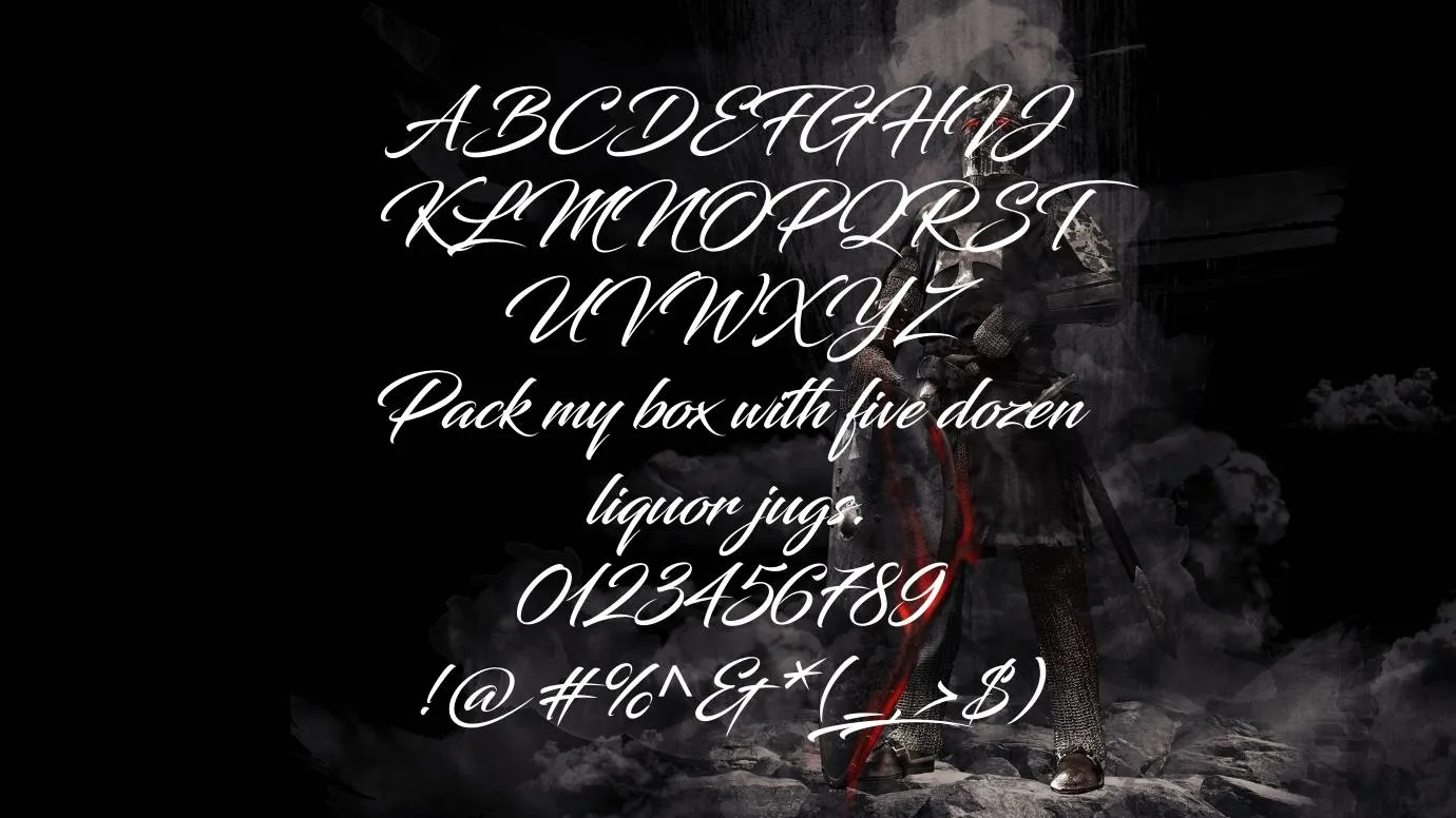 Blacksword Font