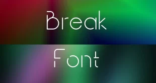 Break Font