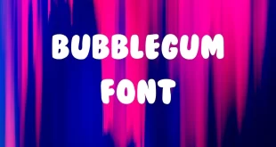 BubbleGum Font