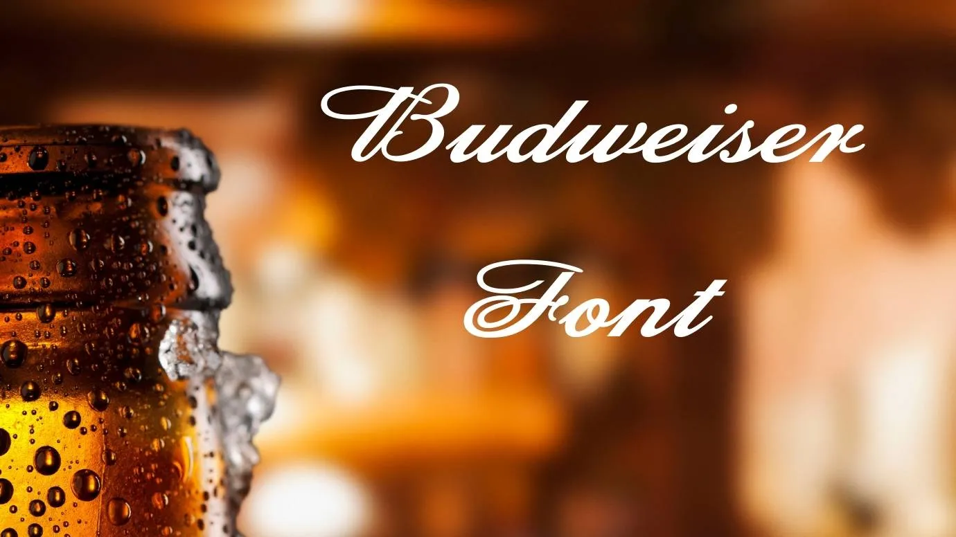 Budweiser Font