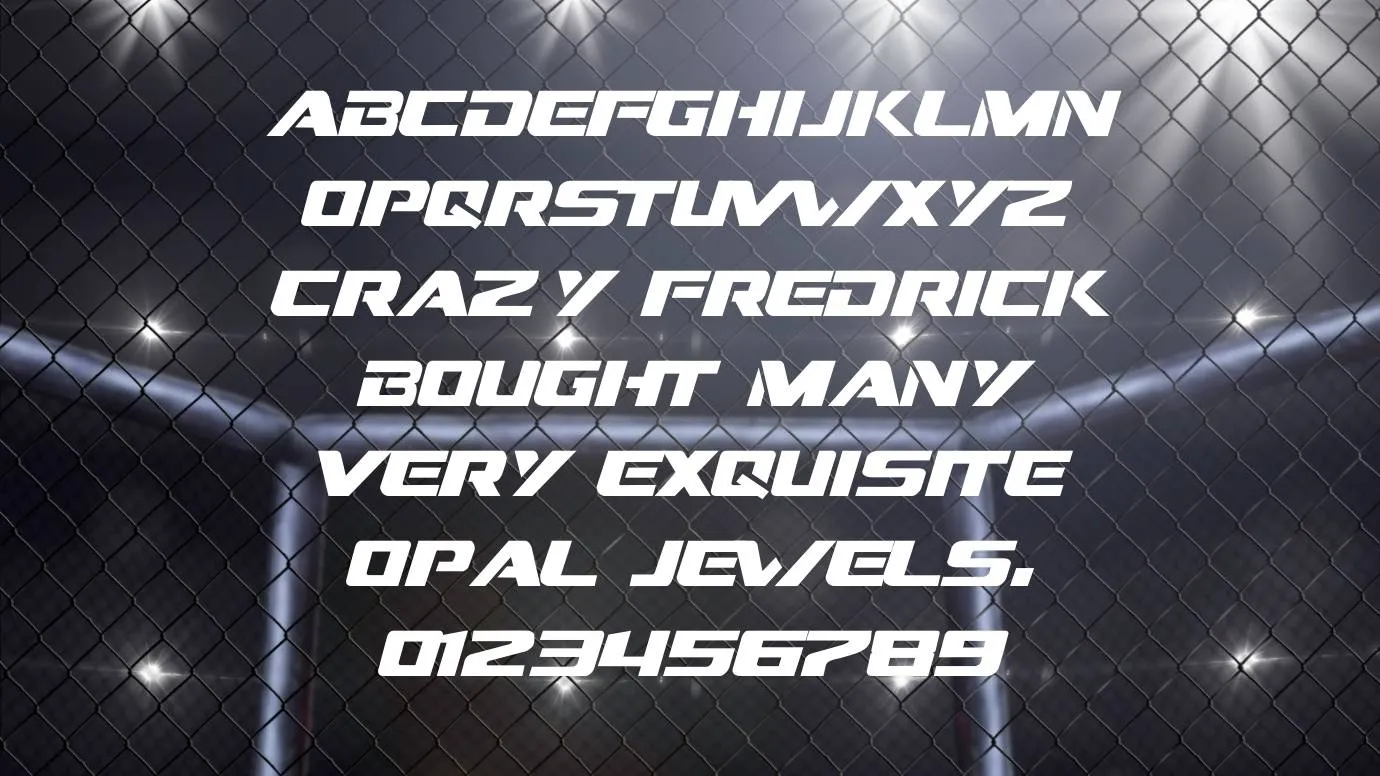 Dream MMA Font