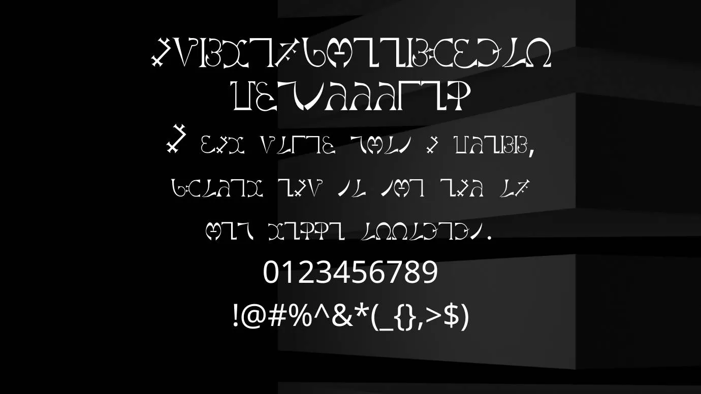 Enochian Font