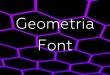 Geometria Font