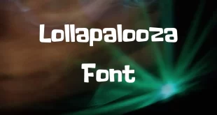 Lollapalooza Font