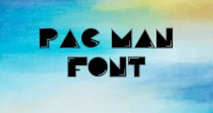 Pac Man Font