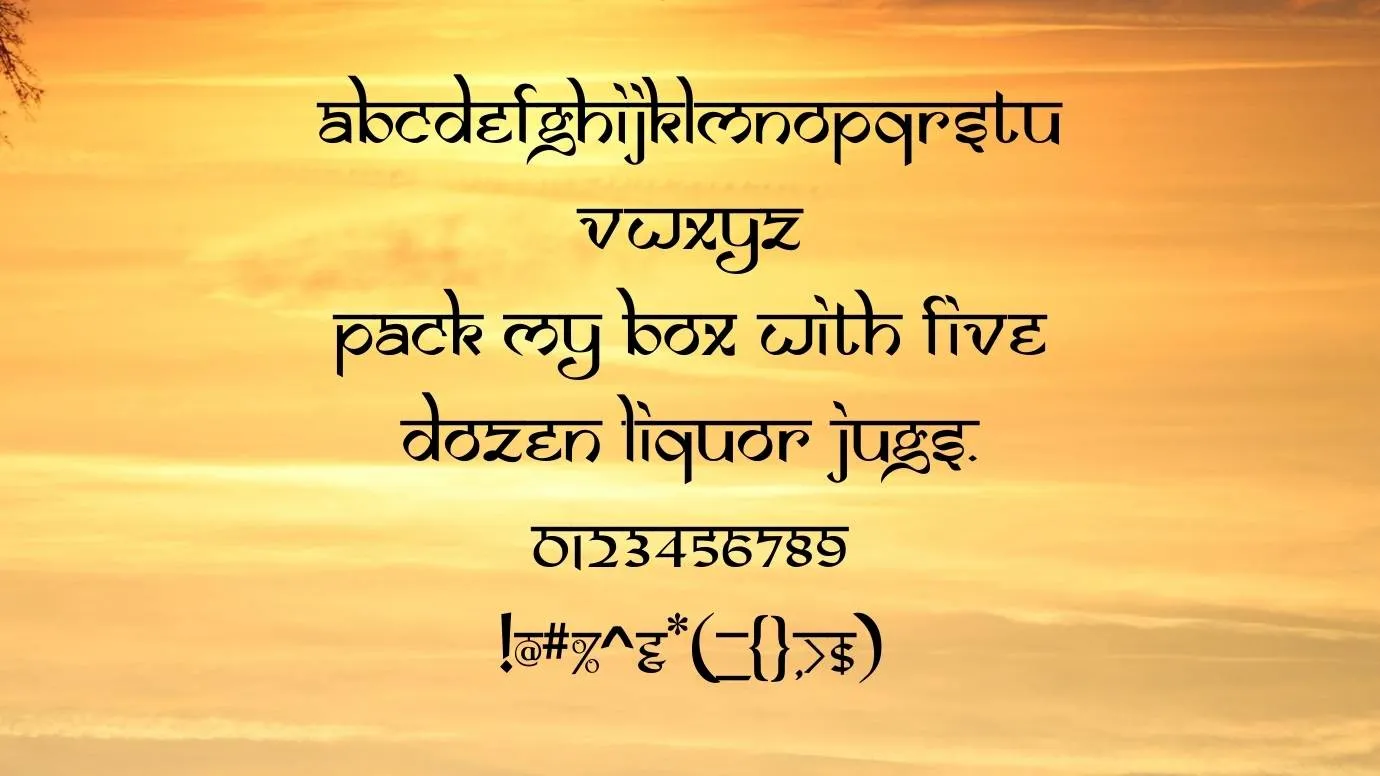 Samarkan Font