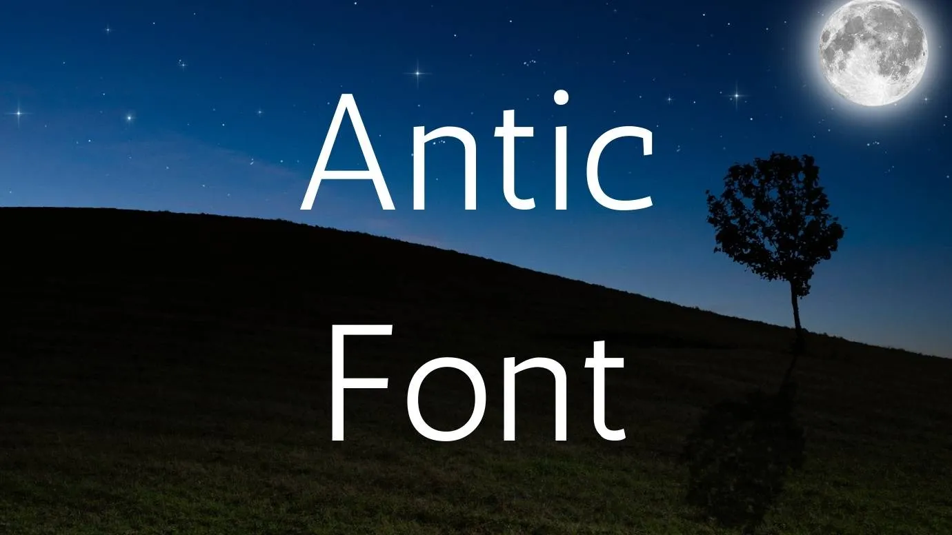 Antic Font