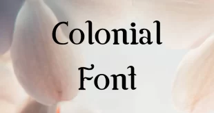 Colonial Font