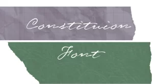 Constitution Font