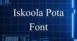 Iskoola Pota Font