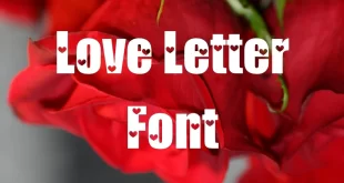 Love Letters Font