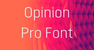 Opinion Pro Font