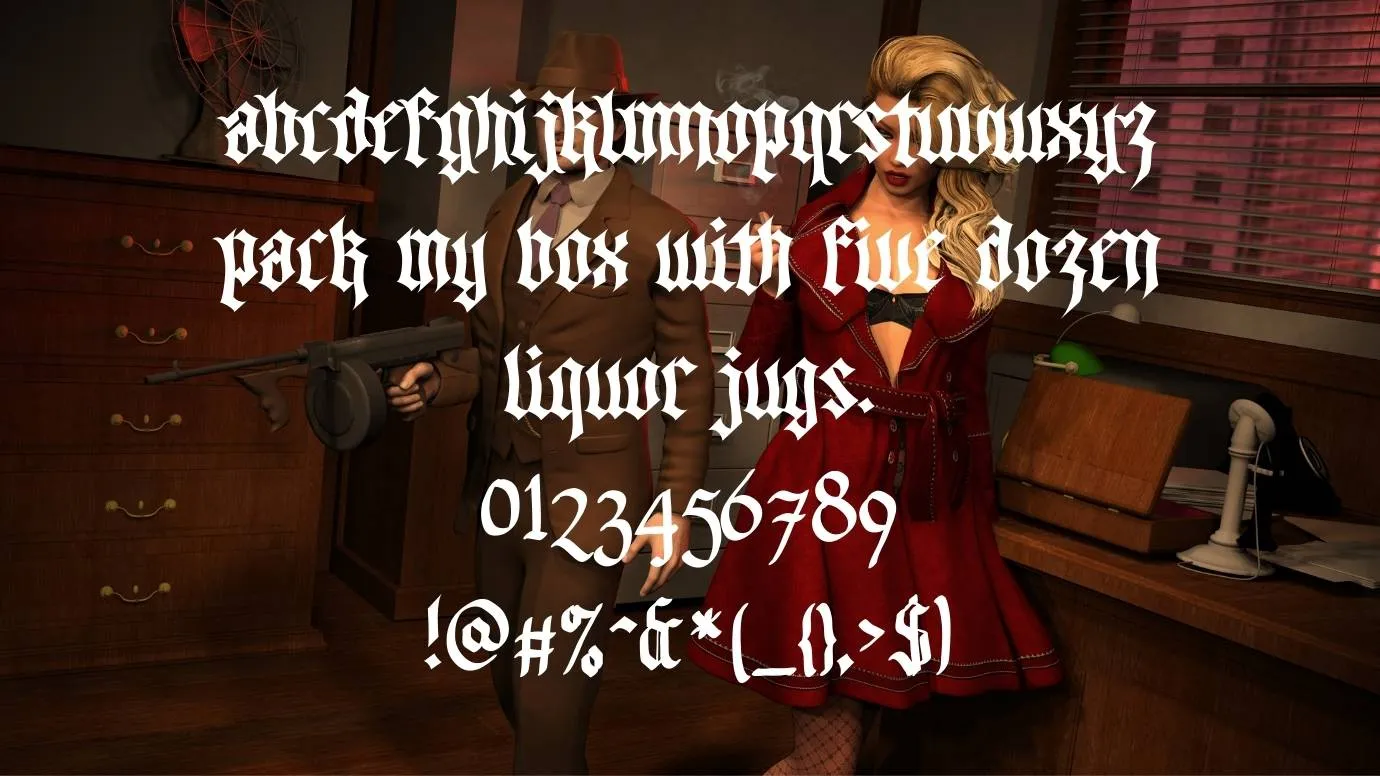 Original Gangsta Font