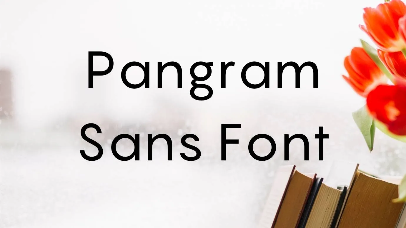 Pangram Sans Font Family Free Download