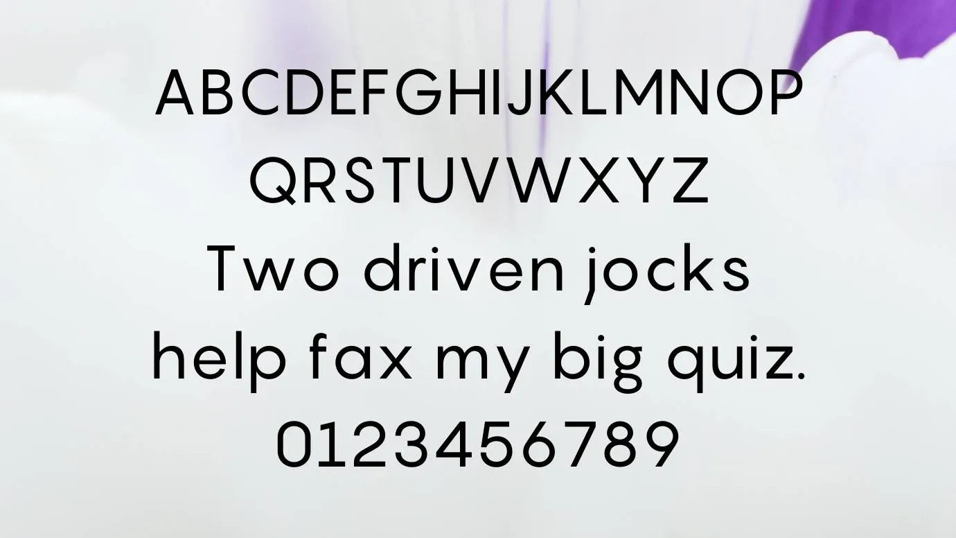 Pangram Sans Font