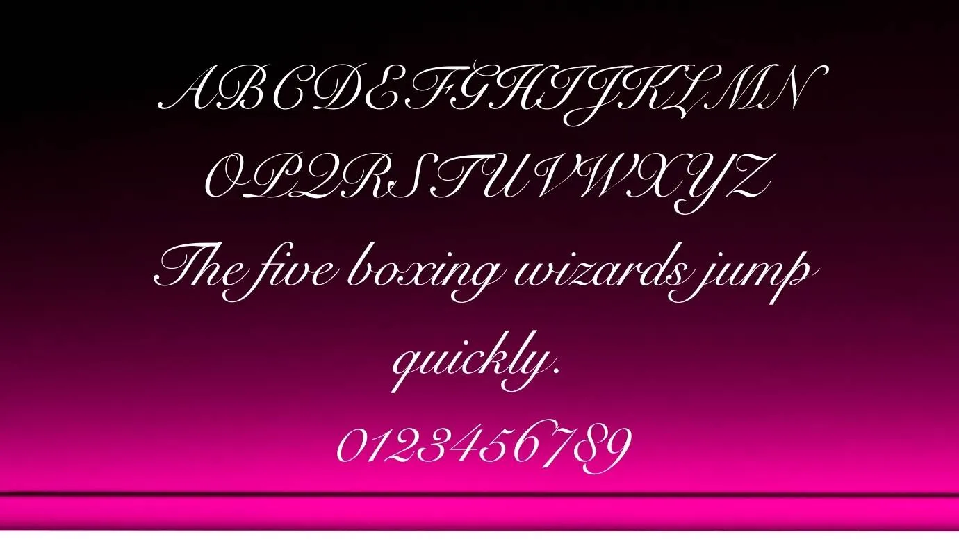 Roundhand Font