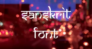 Sanskrit Font