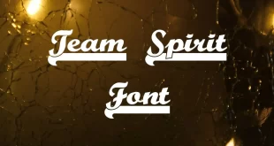 Team Spirit Font