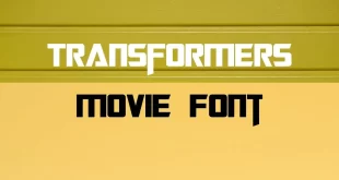 Transformers Movie Font