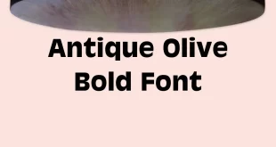 Antique Olive Font